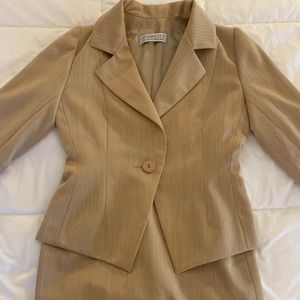 Vintage Givenchy Nouvelle Boutique suit Beige